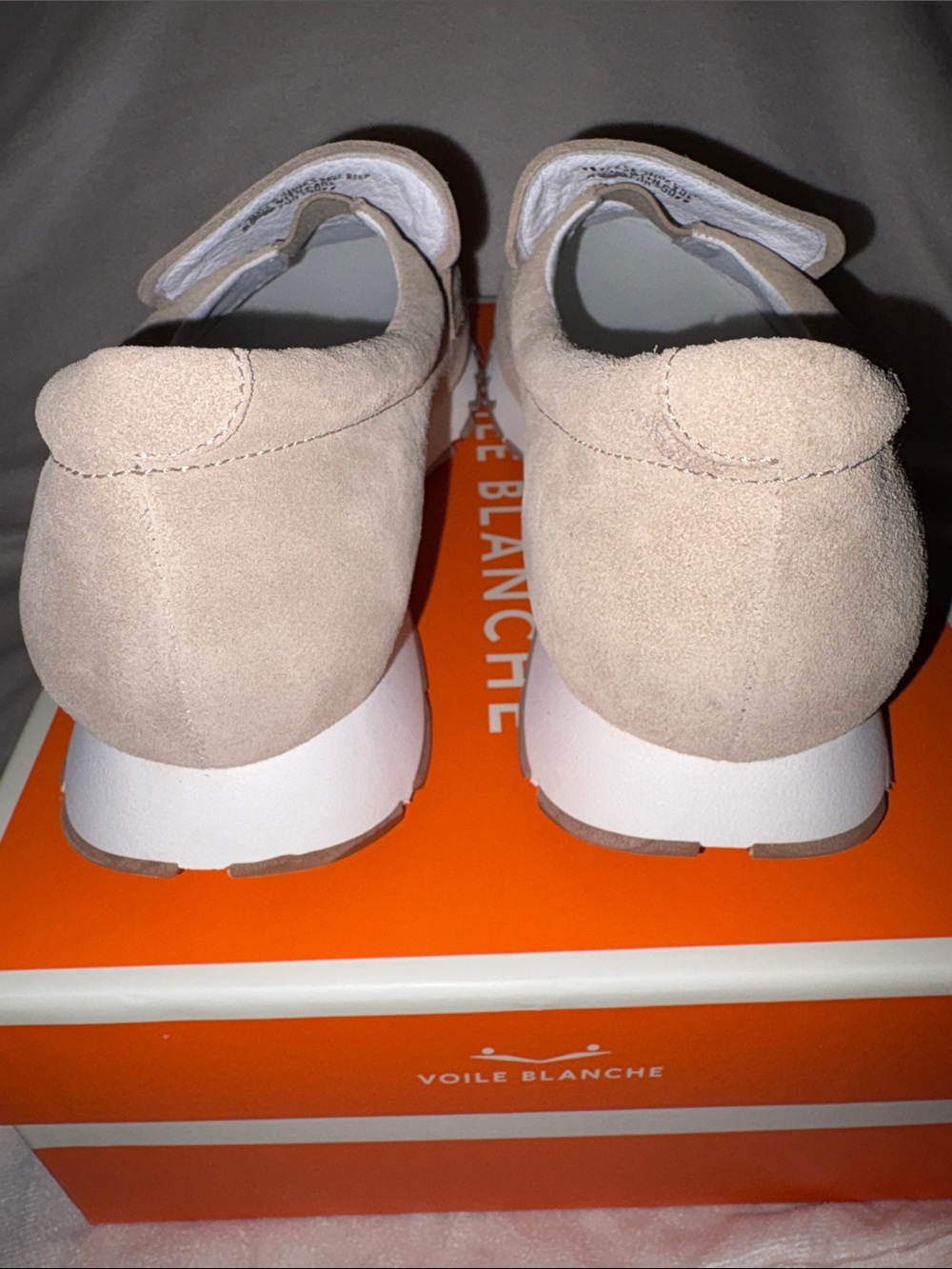 NWT VOILE BLANCHE Julia Hybrid Loafer Sneaker in Light Beige - Picture 9 of 13